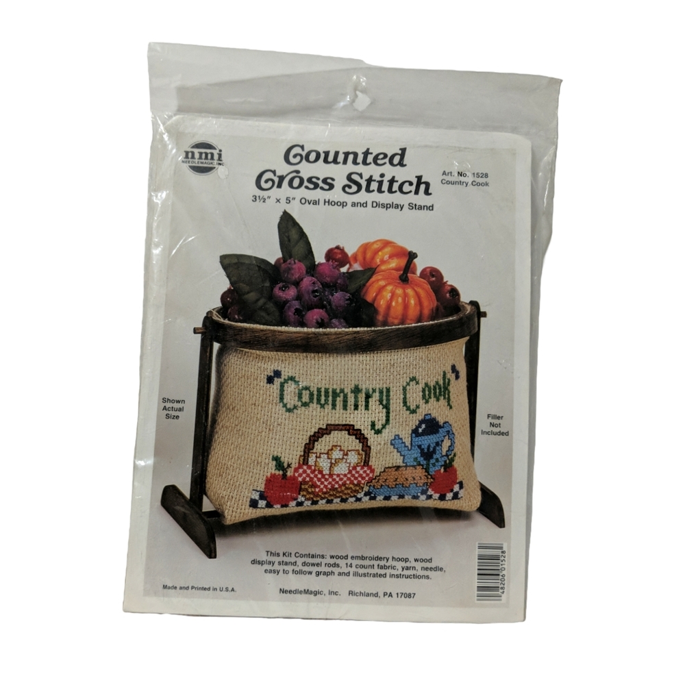 Needlemagic | NEW country cook cross stitch embroidery kit 1528